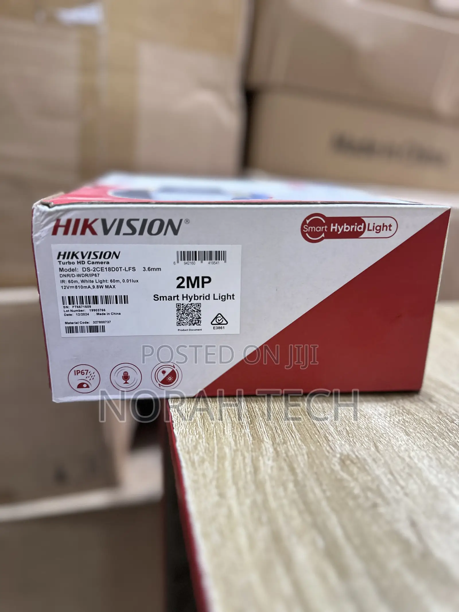 Ds-2ce18dot-LFS Hikvision Analog 6meter Bullet Camera