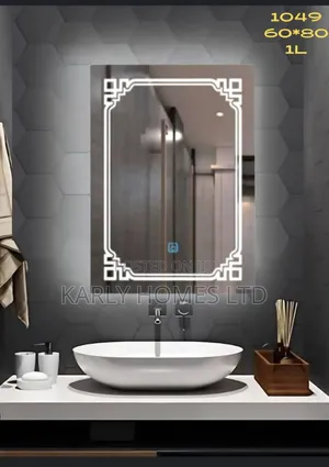 Modern Led Bathroom Mirror – Touch Sensor Anti-Fog