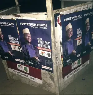 We Paste Political Campaign Poster in Lagos, Nigeria