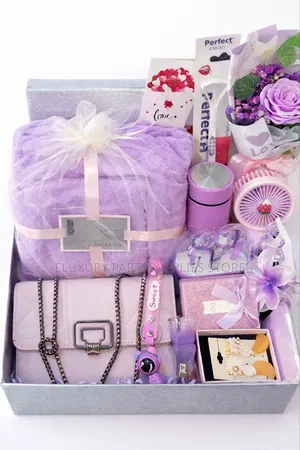 Purple Towel Set Valentine Package