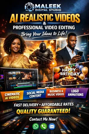 Ai Realistic Videos Professional Editing