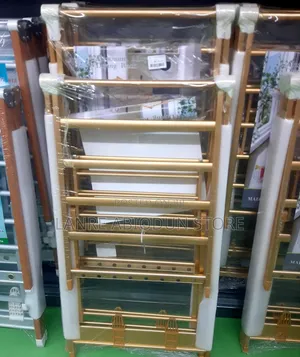 Golden Stainless Steel Clothes Stand