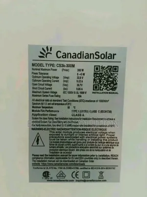 300watts Solar Panels Available