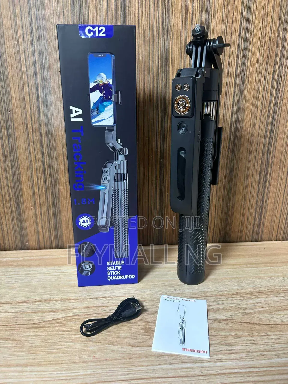 Ai Tracking Stable Selfie Stick Quadrupod