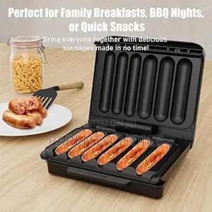 Hot Dogs Machine, Electric Grill With Oil Drip Tray