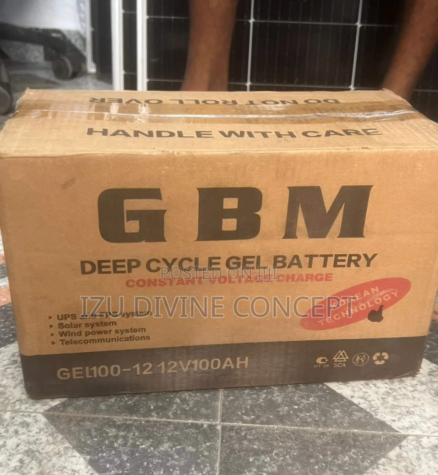 100ah GBM Gel Battery