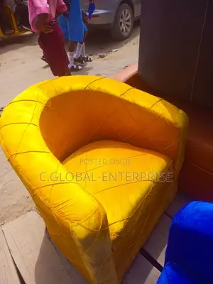 Quality Bucket Single Seater Sofa Armchair Fabric- Patterned - Design