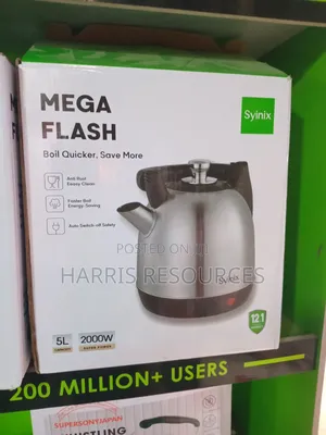 Syinix Mega Flash Electric Kettle