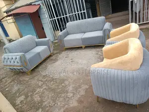 7 Seater Sofa Royal Set With Throw Pillows - Unique Custom Made Design