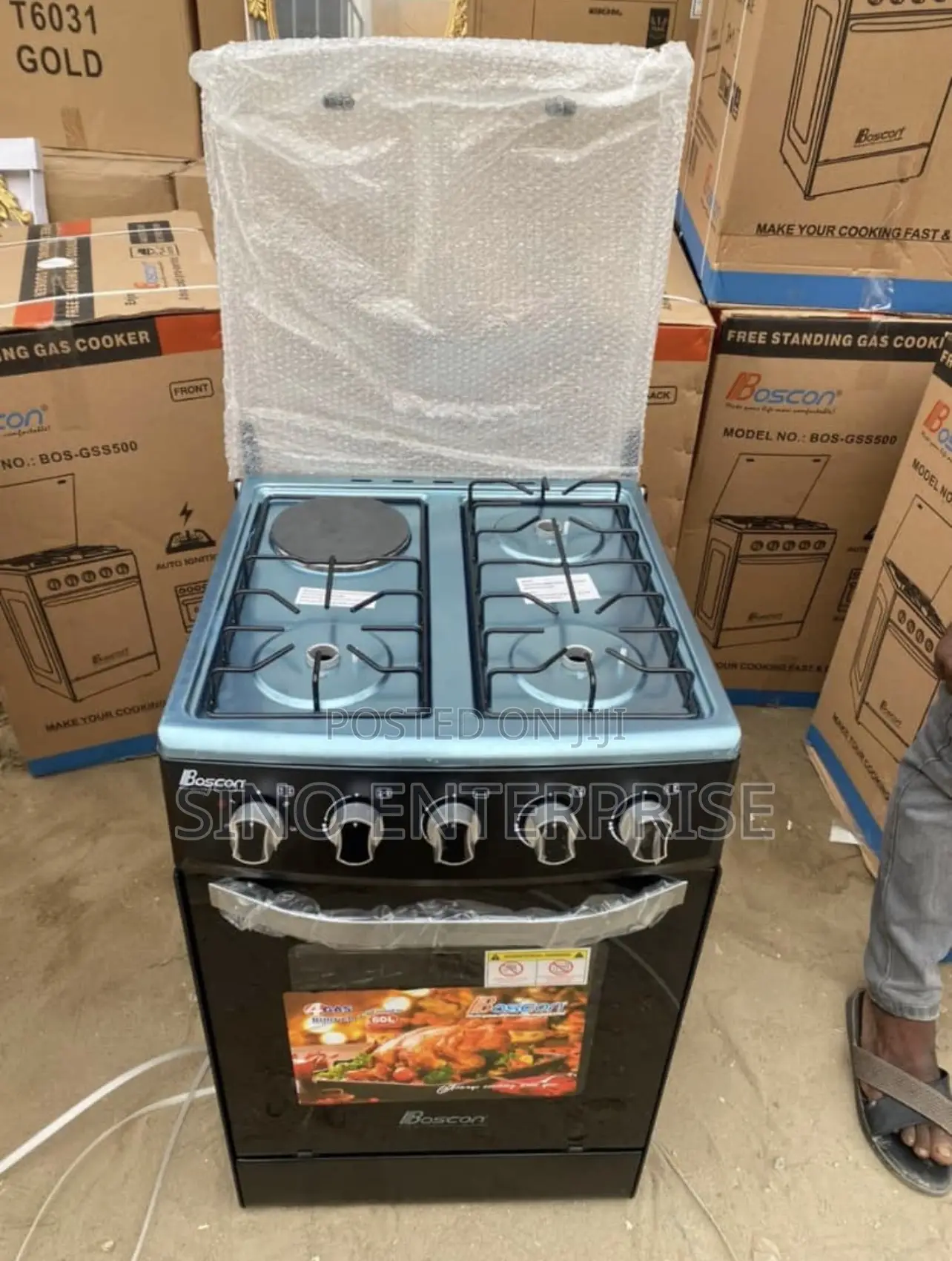 Boscon Standing Gas Cooker 50/50