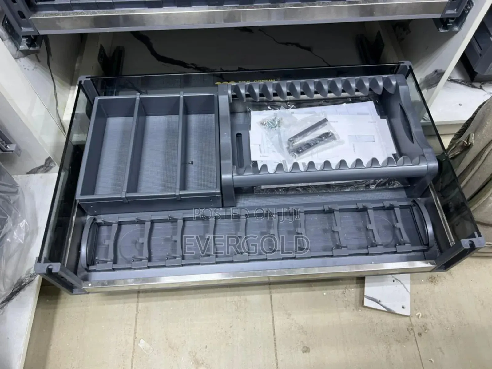 90cm Luxury Drawer Plate Rack