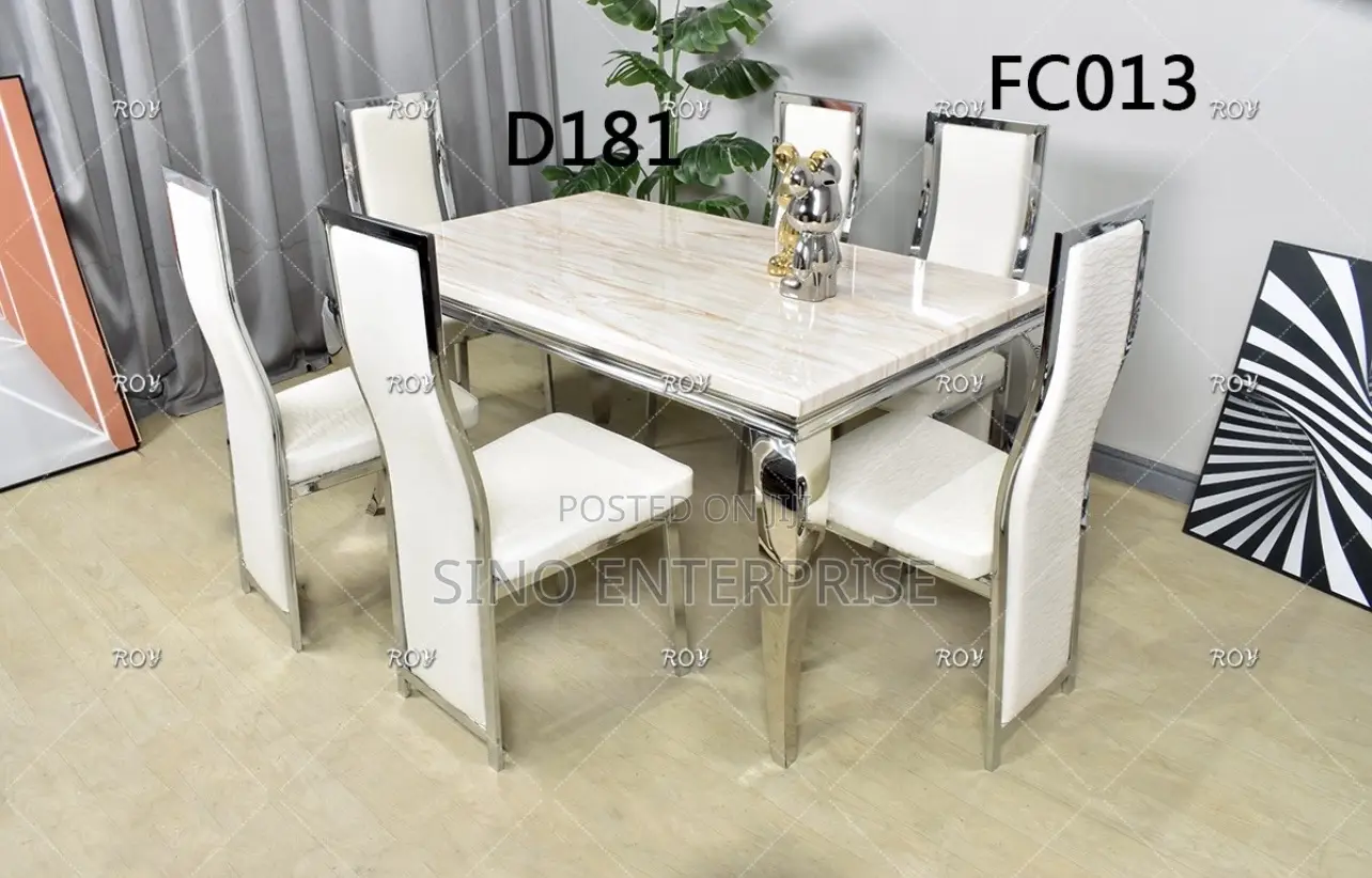 6 Seater’S Dining Table and Chair