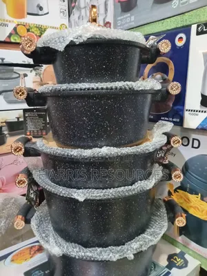 Die Cast Non- Stick Pots - 5pcs