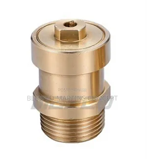 1" Brass Air Release Valve, Used in Pipping System to Vent Trapped Air