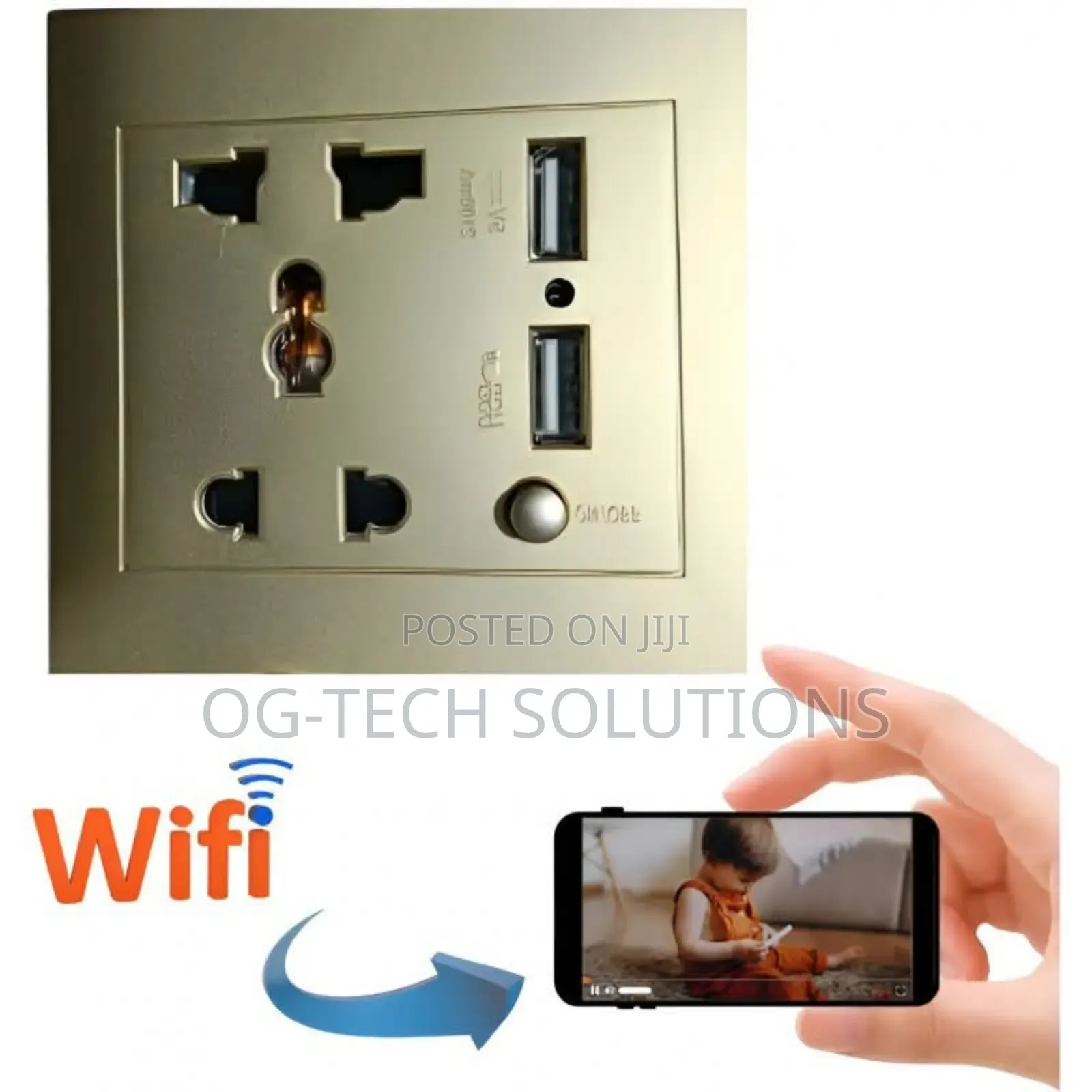 Spy Camera Wall Socket