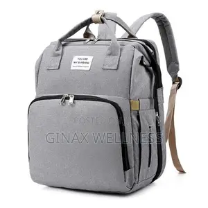 3-in-1 Convertible Diaper Bag Backpack With Crib, Changing Mat Etc