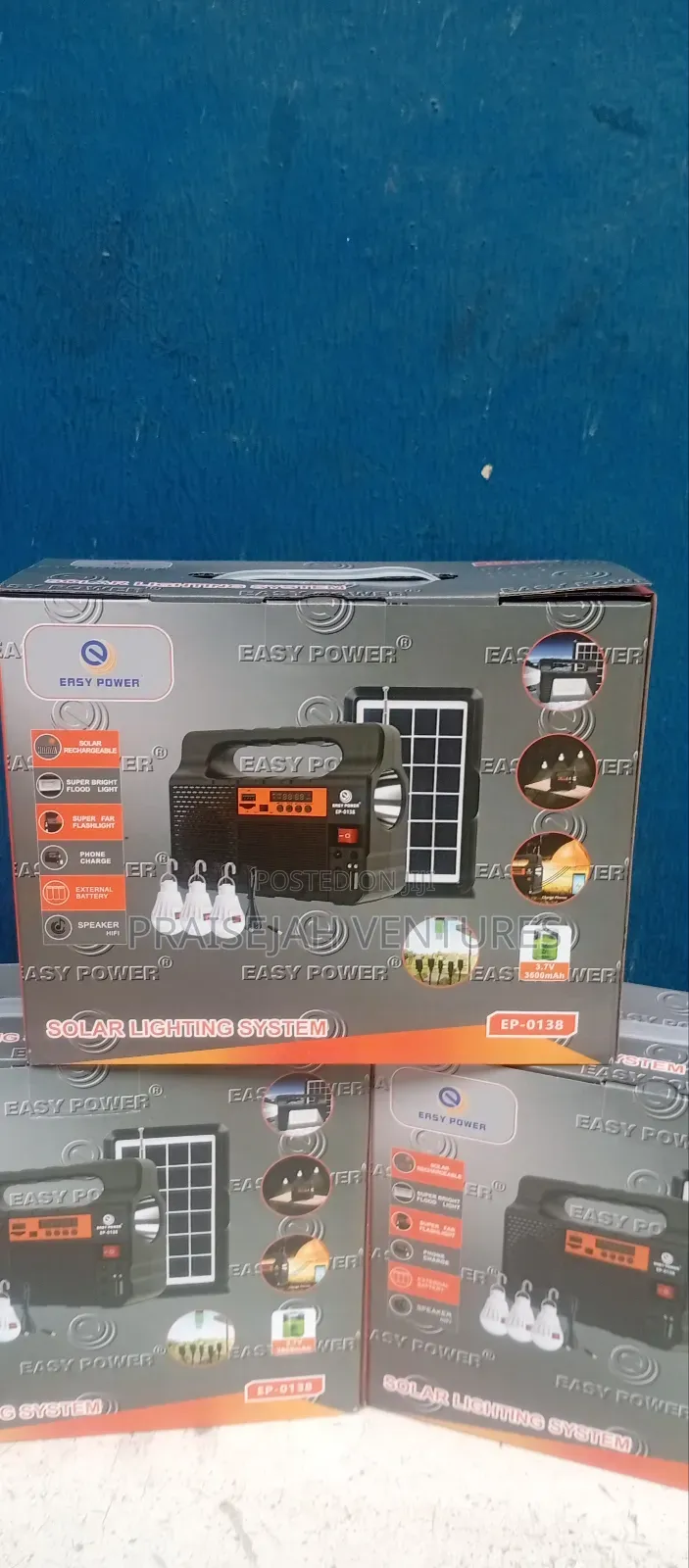 Easy Power Portable Multipurpose Solarlight System Ideal For Home,Shop