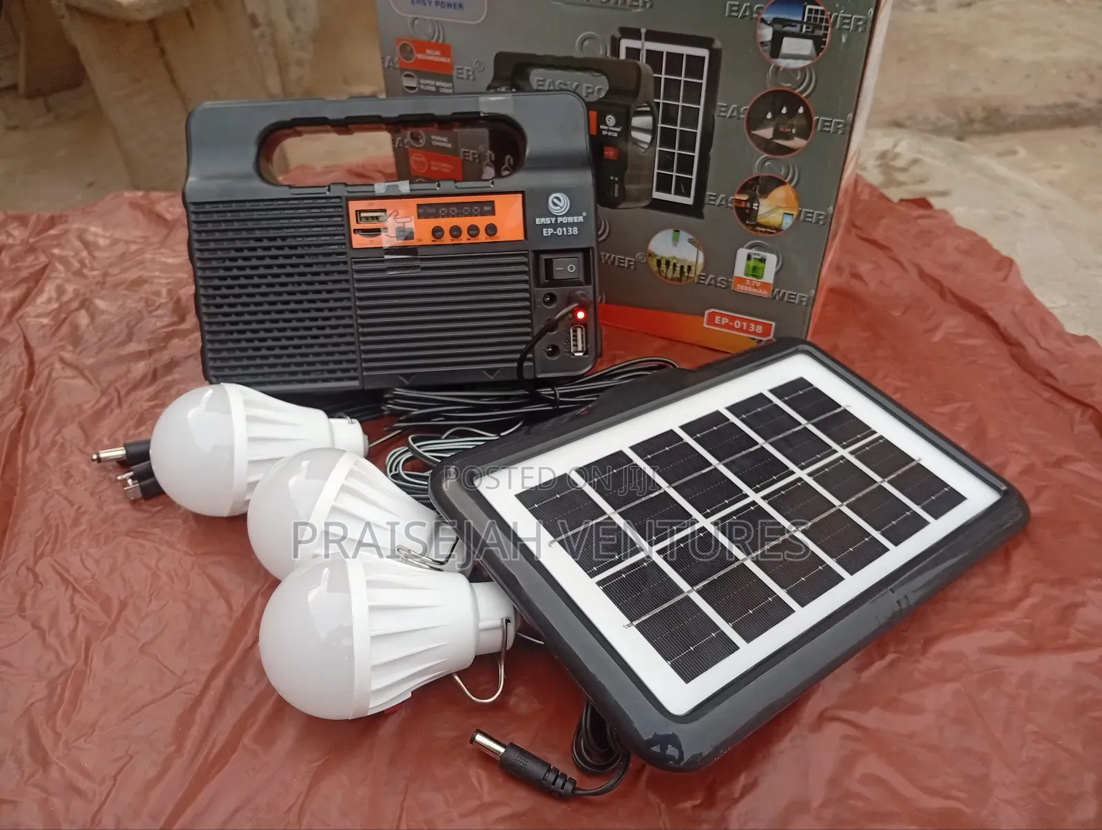 Easy Power Portable Multipurpose Solarlight System Ideal For Home,Shop