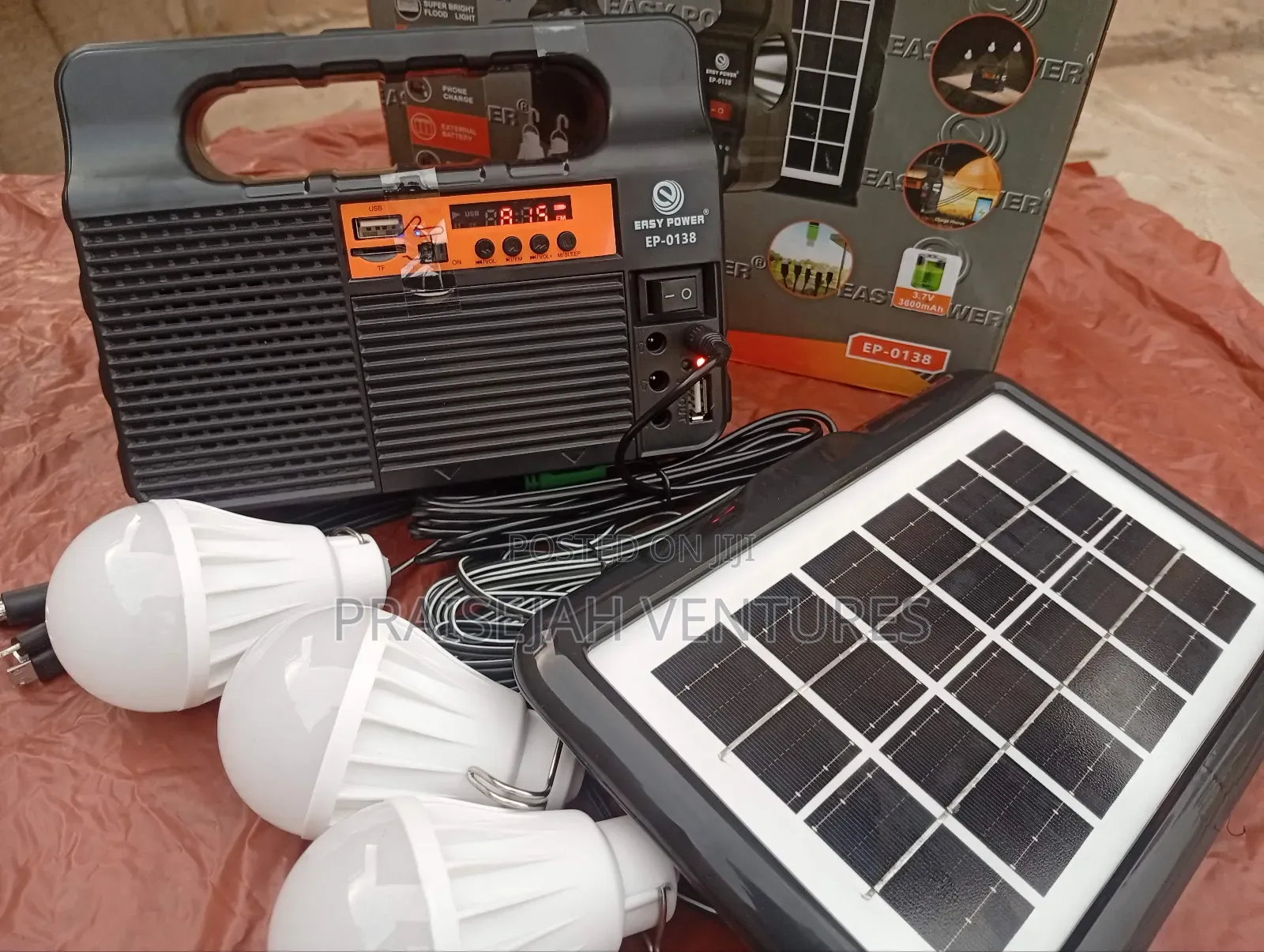 Easy Power Portable Multipurpose Solarlight System Ideal For Home,Shop