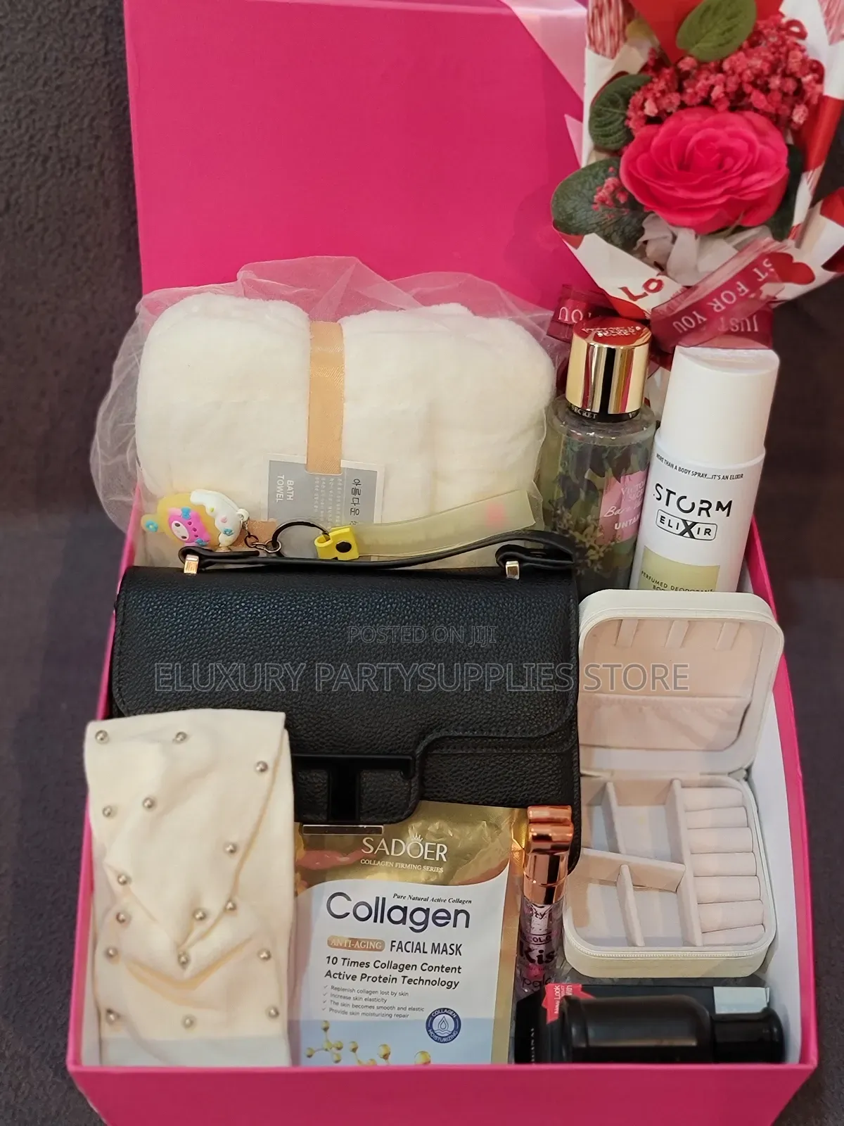 Cream and Black Valentine Package