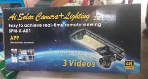 Ai Solar Security Camera With Motion Light | Wireless Outdoor CCTV