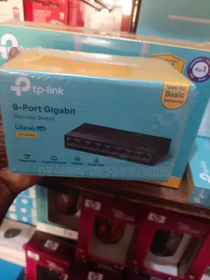 Tp-Link 8 Ports Ls1008g Gigabit Desktop Switch