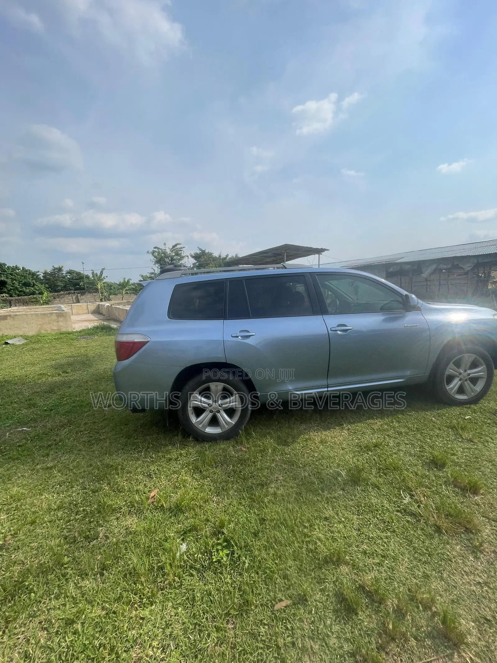 Toyota Highlander Sport 2008 Blue