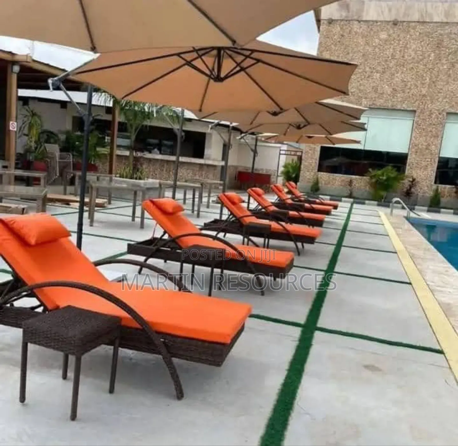 Durable Poolside Bed