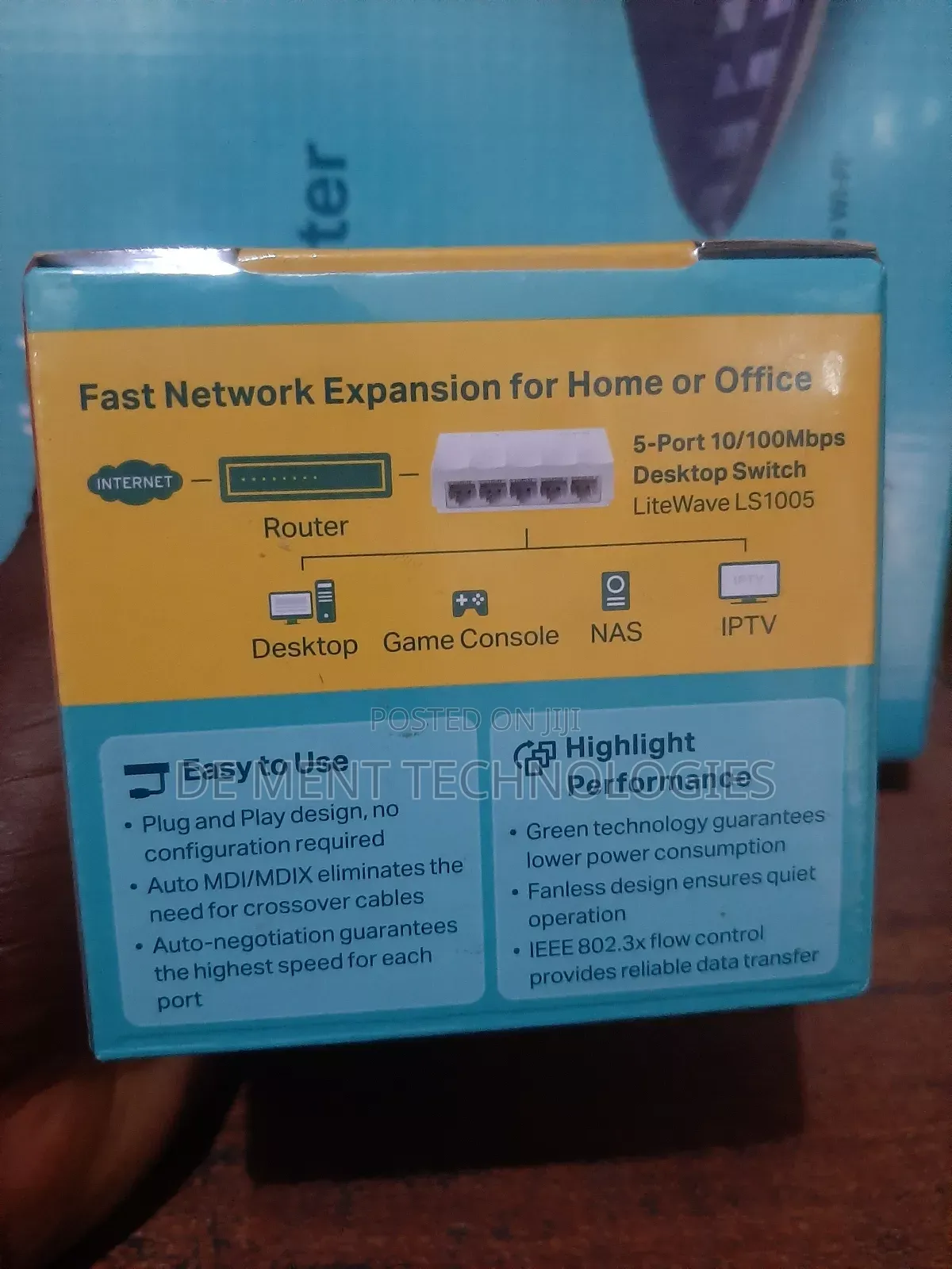 Tp-Link Ls1005 5ports 10/100mbps Desktop Switch