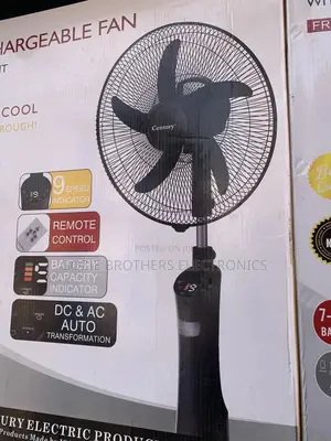 Century Rechargeable Standing Fan 18 Inches
