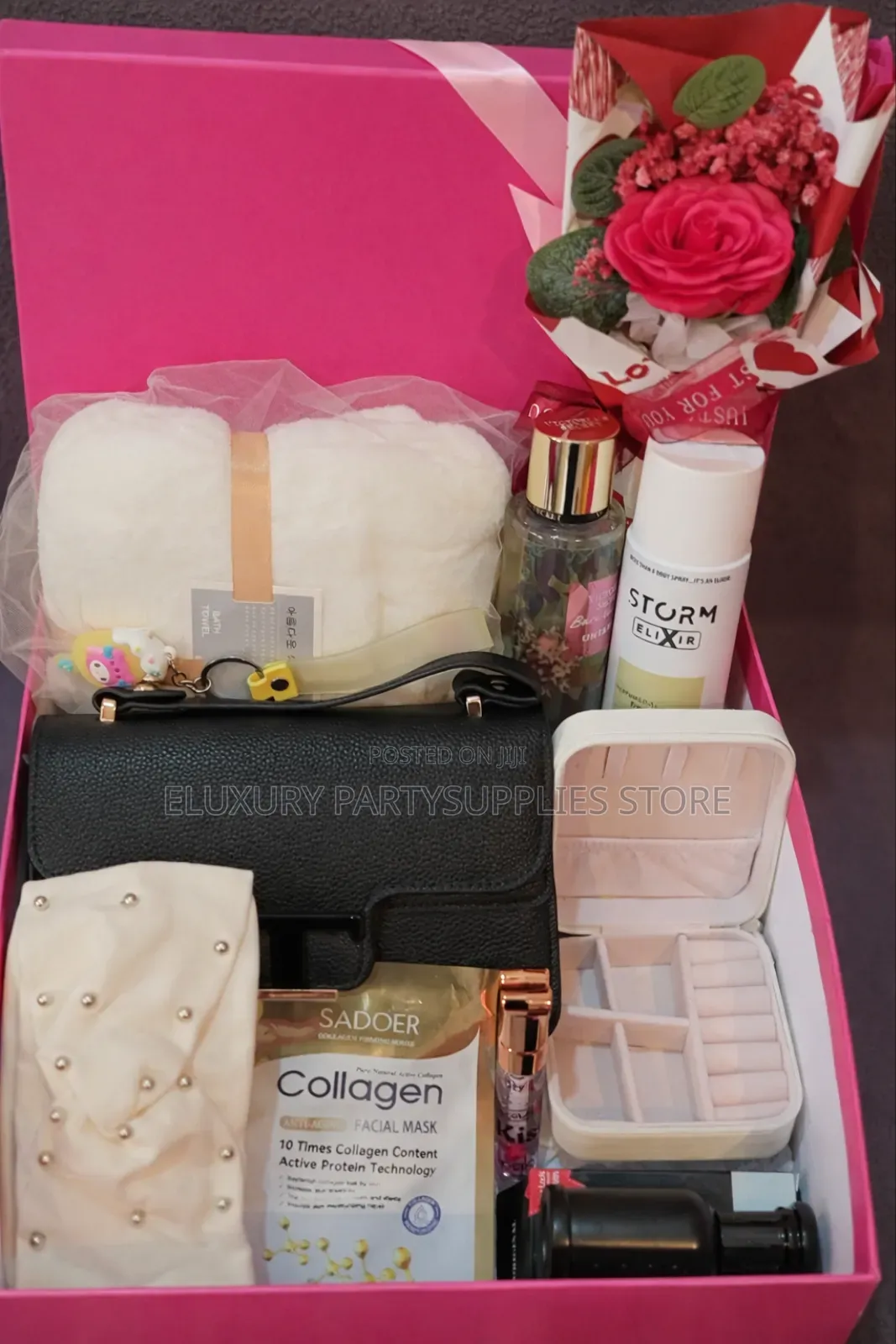 Cream and Black Valentine Package
