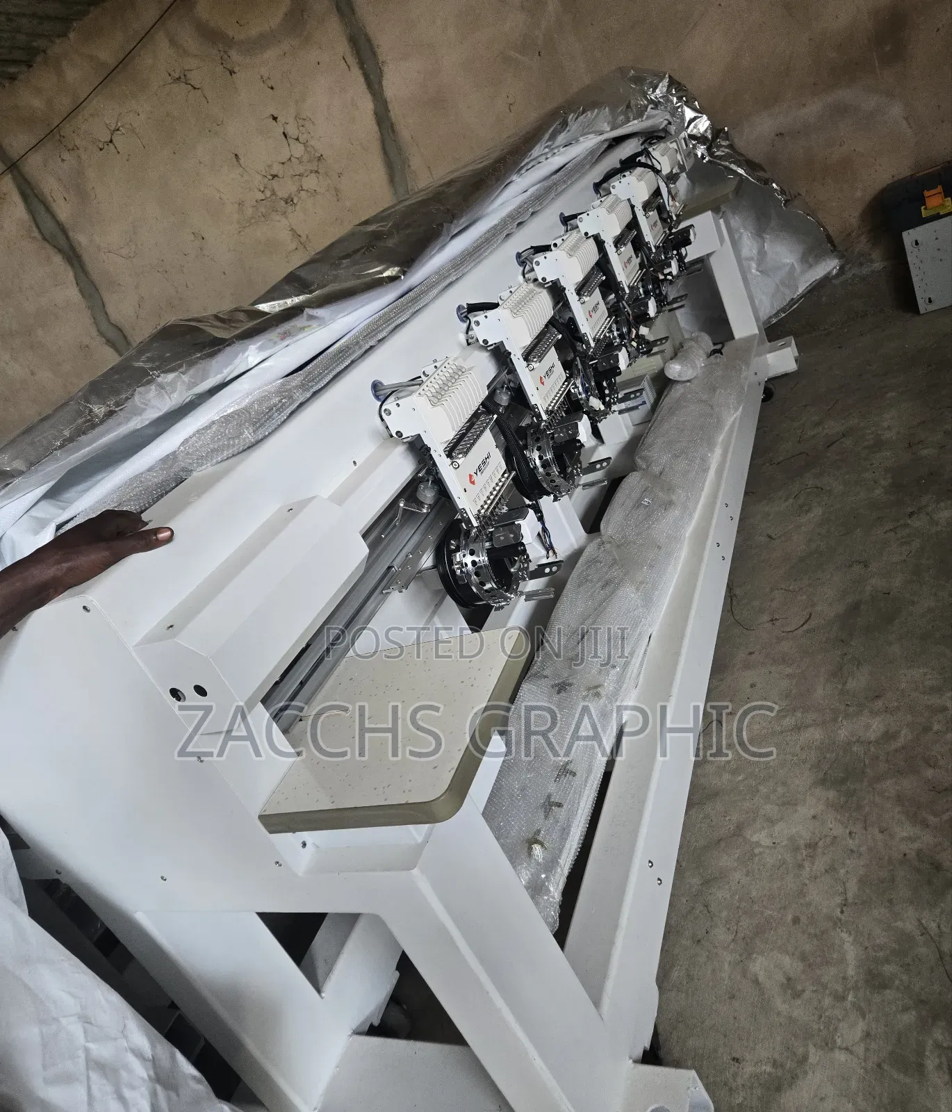 6 Head, Embroidery Monogram Machine