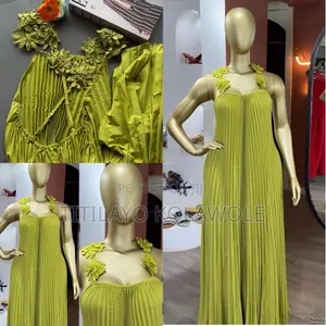 Luxe Pleated Lowback Dress