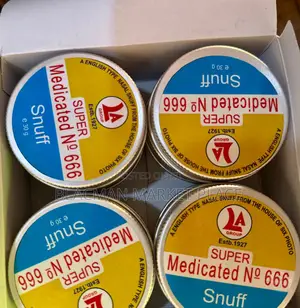 Super Medicated No 666 Snuff | Strong Menthol Tobacco Snuffs