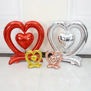 Self Standing Heart Foil Balloon