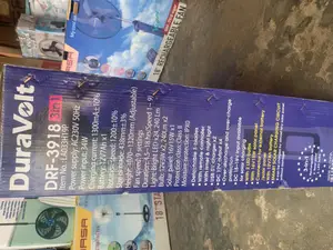 Dural Volt Rechargeable Fan With Solar Panels