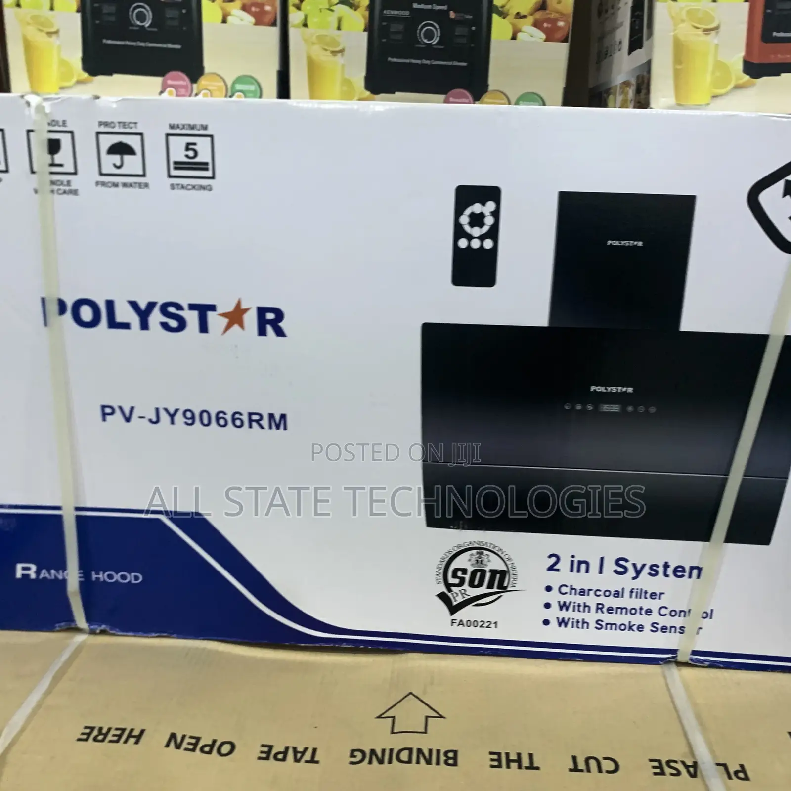 Pv-Jy9066rm Polystar 90cm Cooker Extractor