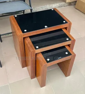 3 in 1 Luxury Wooden Side Table