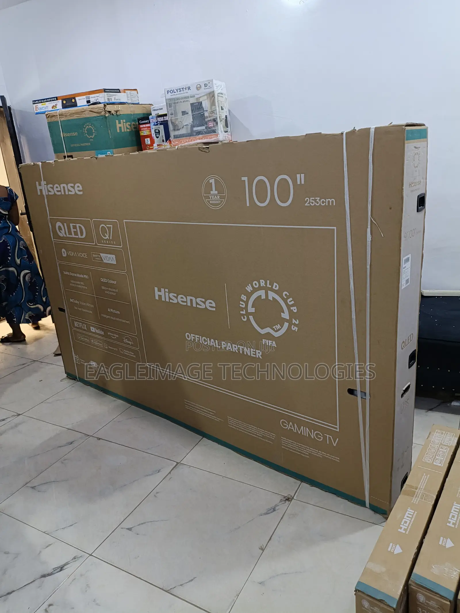 100" Hisense Qled - Smooth Motion Gaming