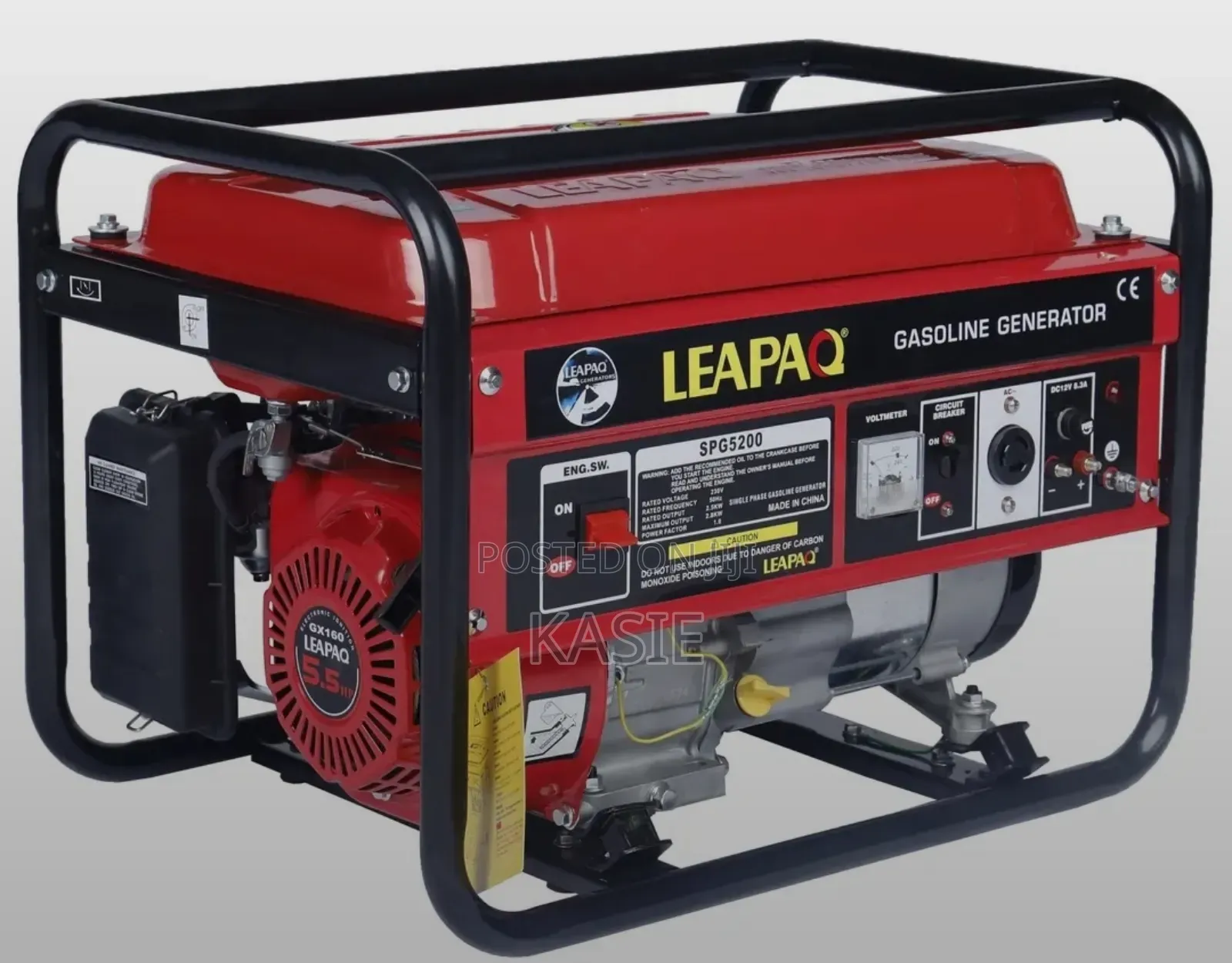 Ec7800 5.5kva Manuel Start Generator