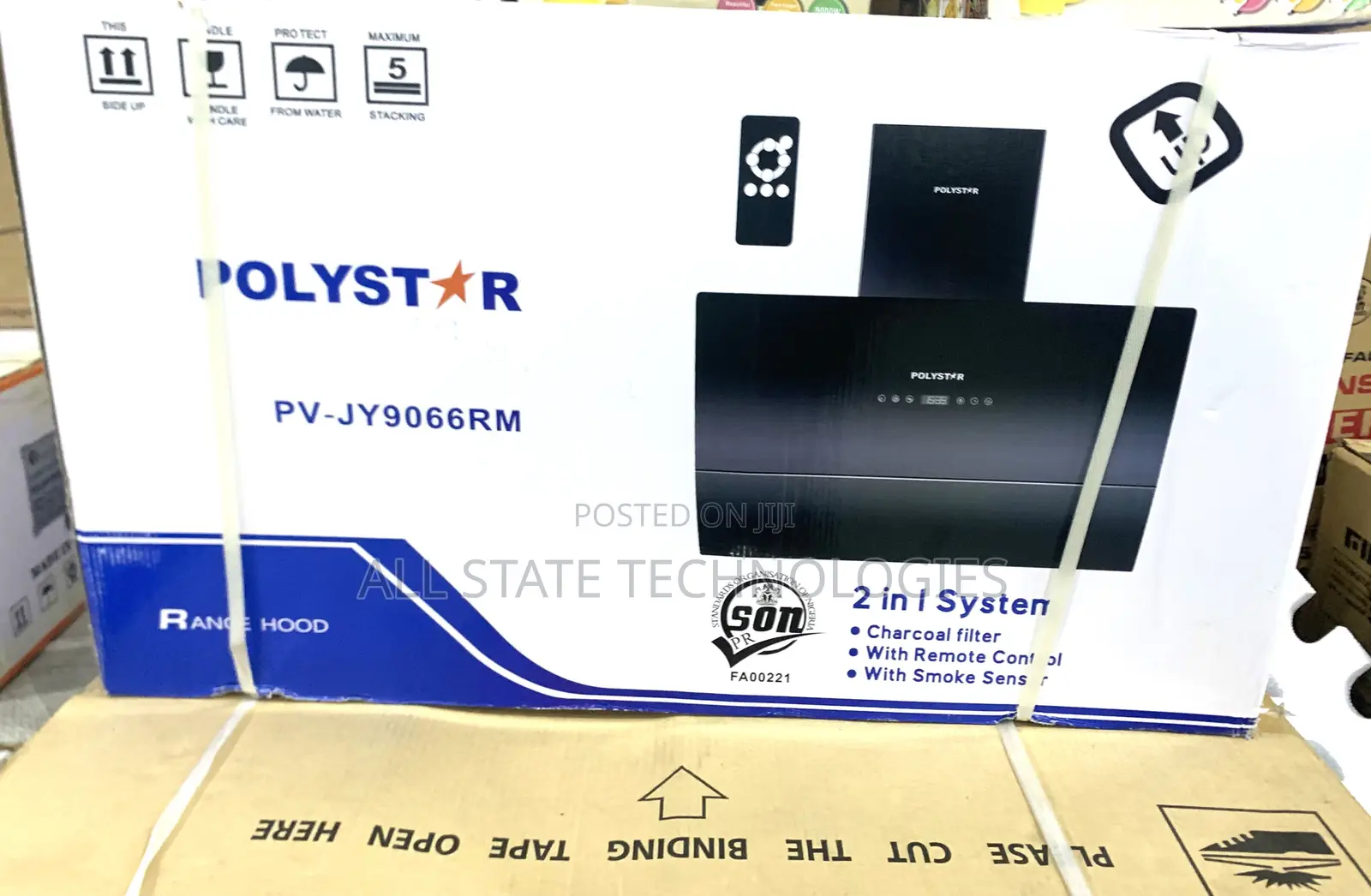 Polystar Premium 90cm Kitchen Extractor Pv-Jy9066rm