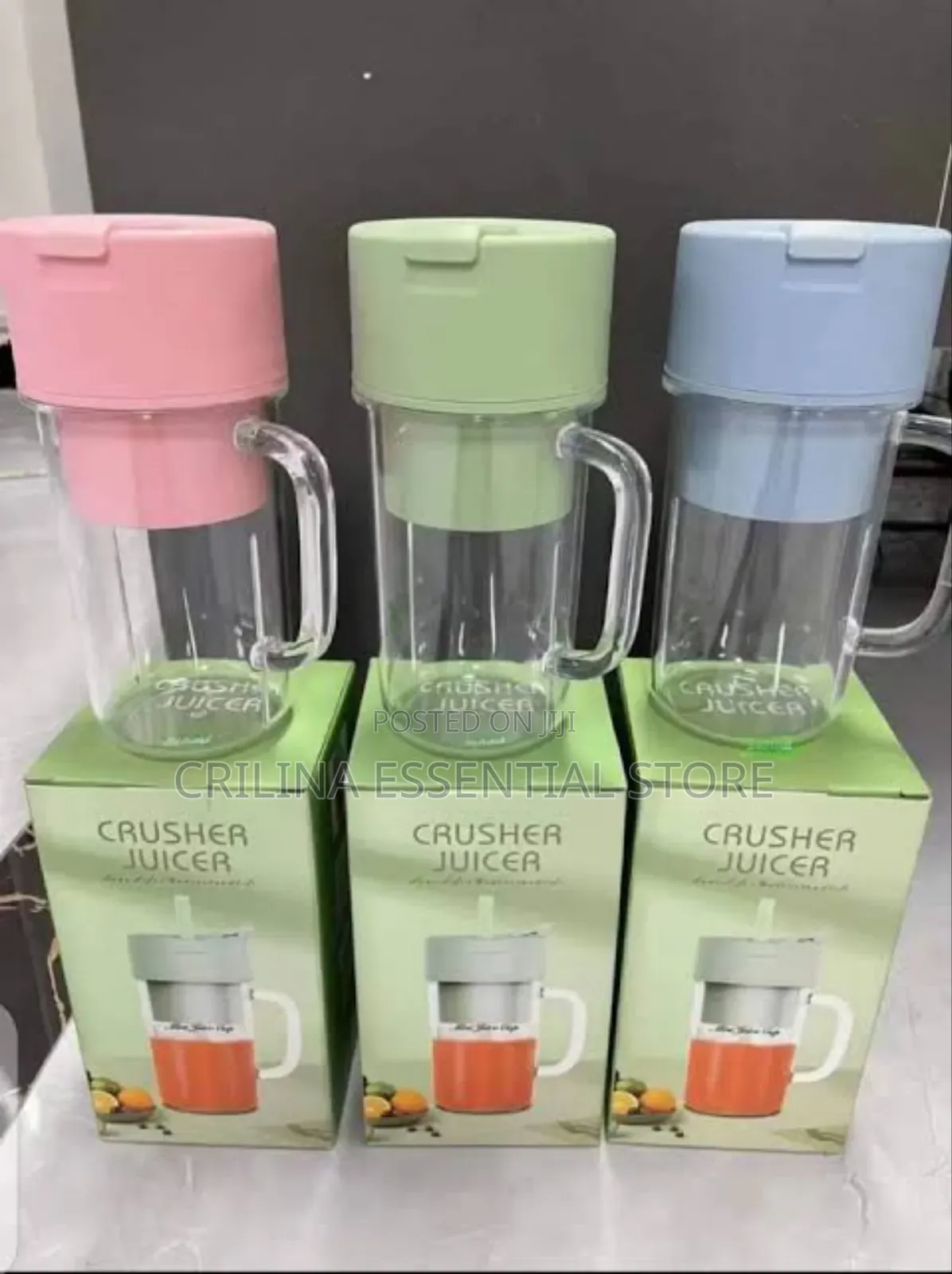Portable Rechargeable Crusher Juicer