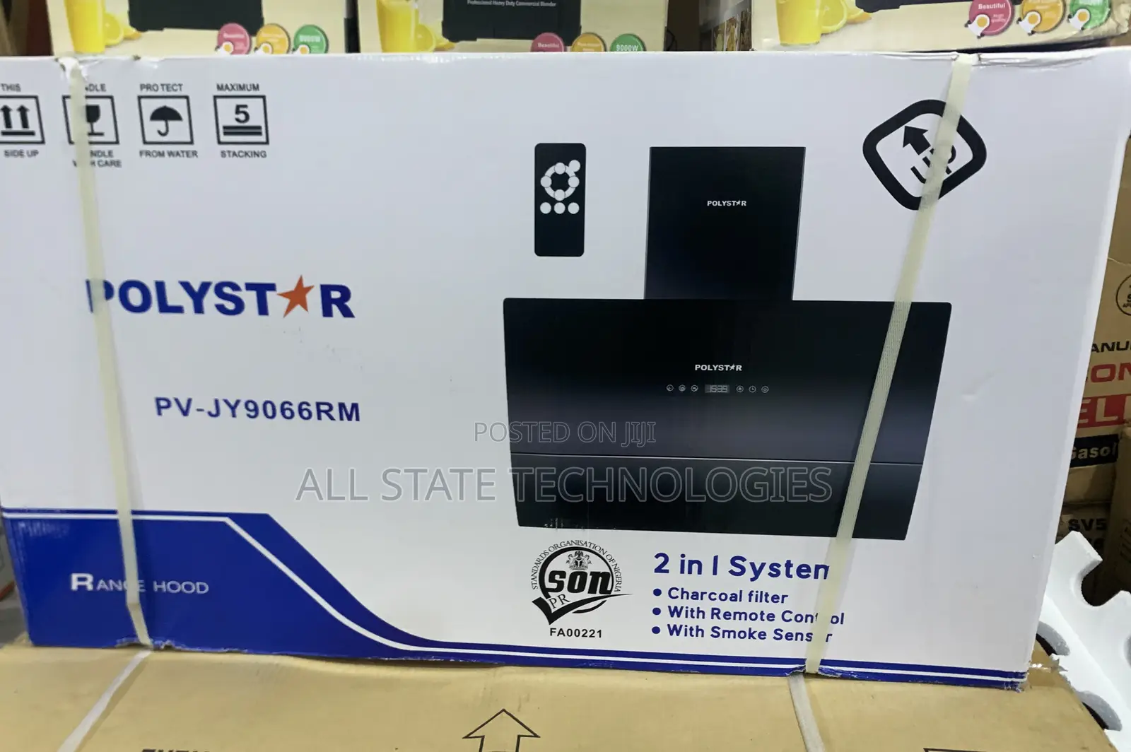 Polystar 90cm Chimney Extractor Model Pv-Jy9066rm