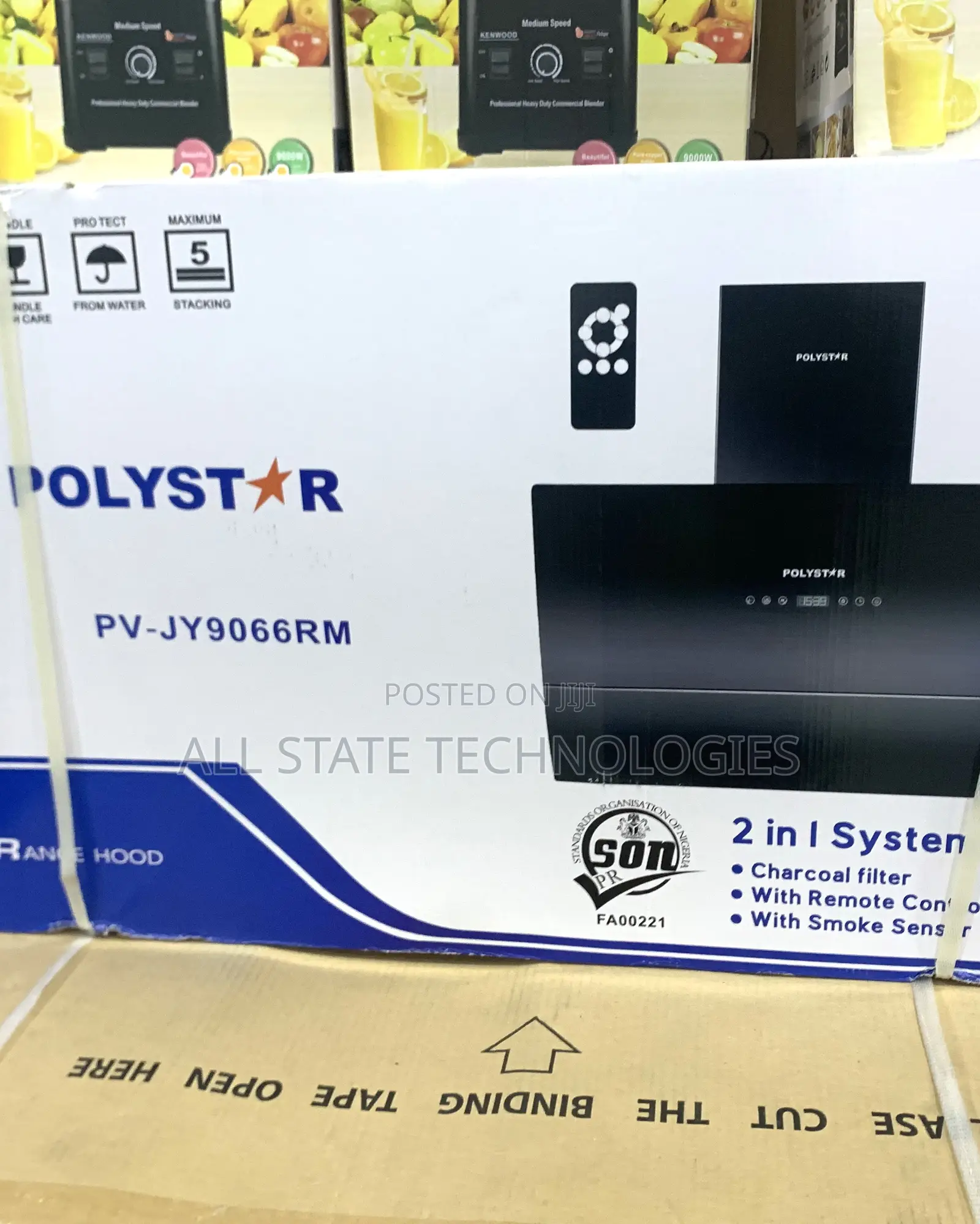 Polystar Pv-Jy9066rm Wide 90cm Cooker Extractor
