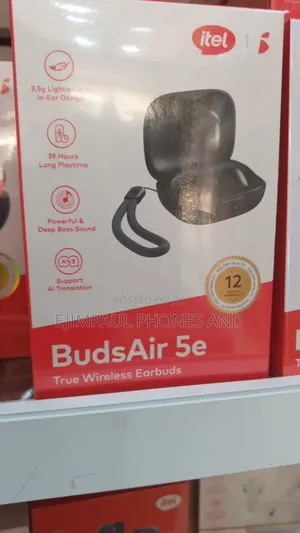 Itel Budsair 5e Lightweight Deep Bass Ai Bt 5.4 Earbuds Iew-52