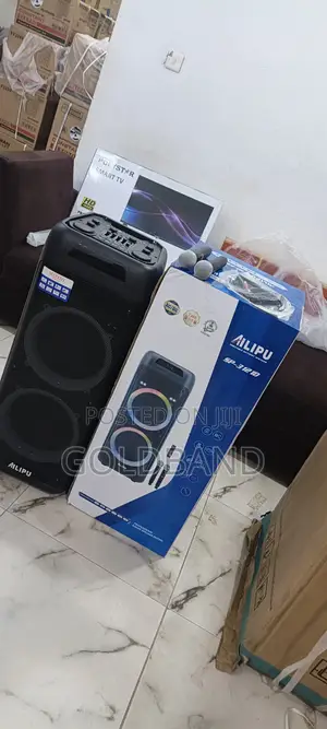 Ailipu Sp-312 120w Karaoke Speaker With 2 Microphones