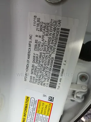 Honda Accord 2019 White