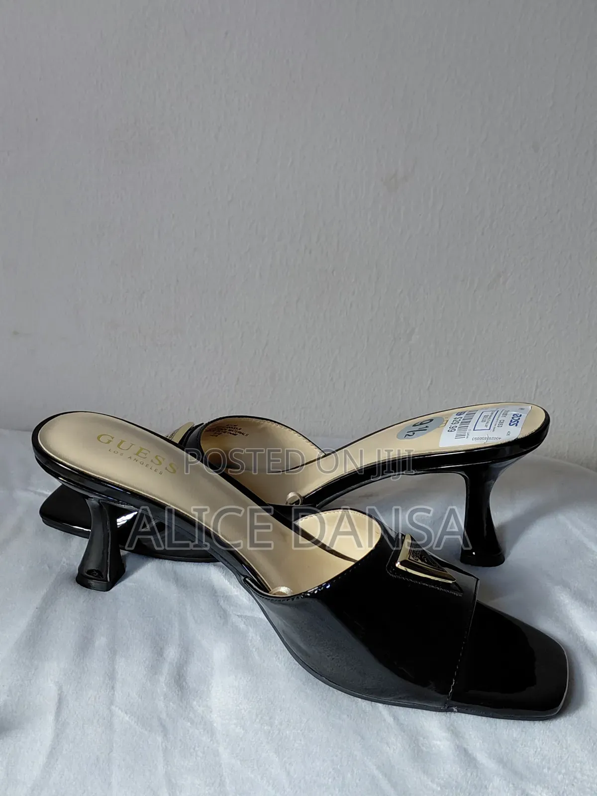 Original Guess Patent Slide Heel (Spool/Kitten Heel)