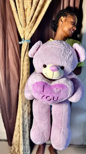 Purple Valentine Teddy