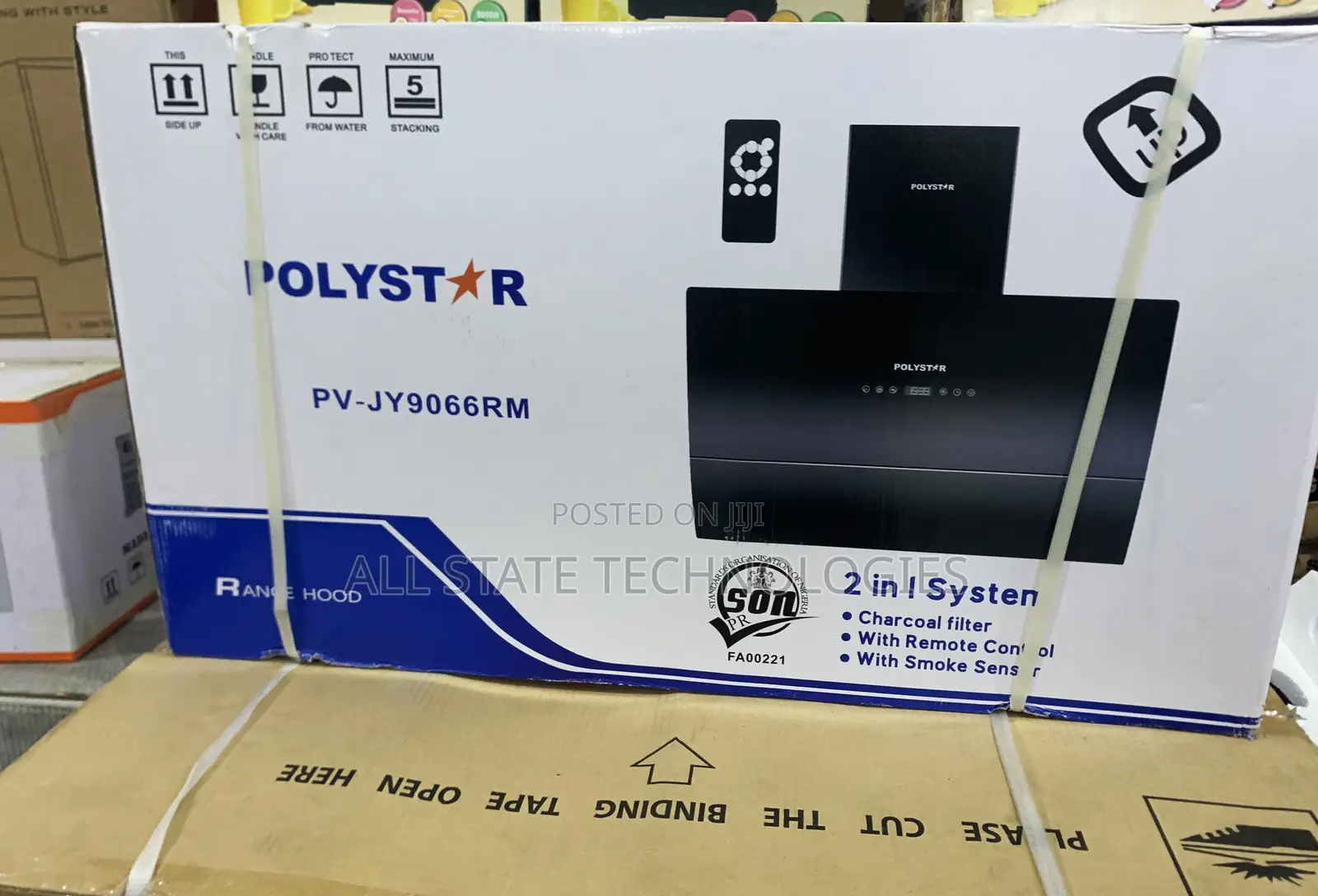 Polystar 90cm Elegant Kitchen Chimney Hood